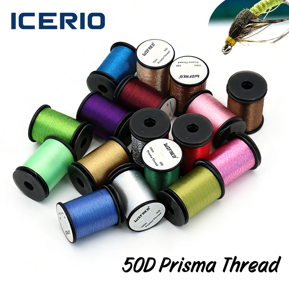 Ice Fishing Line - ﻿ خيط ربط الذباب 50D Prisma