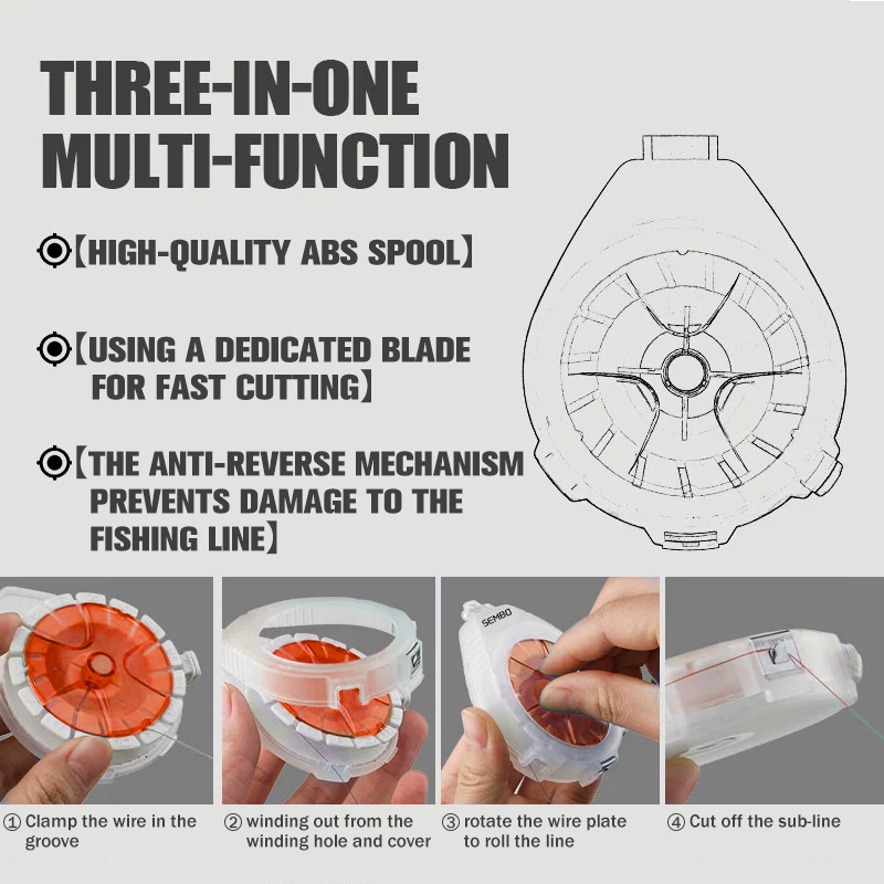 ZUKIBO صندوق خط الكربون متعدد  - مراجعة Fishing Line Dispenser وسعره