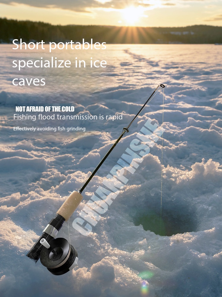 قضيب صيد جليدي جديد قصير للغاي - مراجعة Ice Fishing Line وسعره